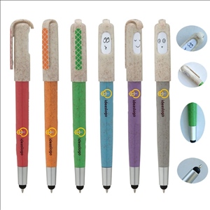 Wheat Straw Ballpoint Stylus Pen